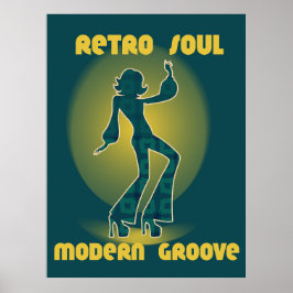 Poster Retro Soul Modern Groove