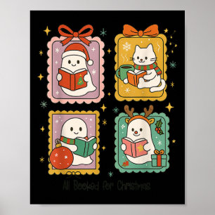 Poster Retro Todos Reservados Para O Natal Quadro Fantasm