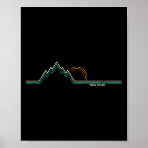 Poster Retro Twin Peaks