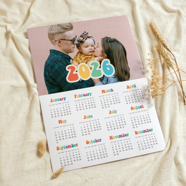 Poster Retroativo do calendário de fotos Hippie 2025 dos  (Criador carregado)