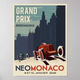Poster Retromobile Prix grande