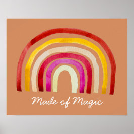 Poster Retrorna Cotovelo-arco-íris