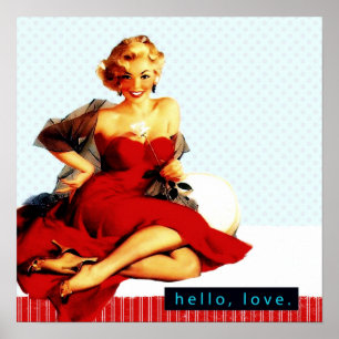 Pôster Retrospectiva da década de 1950