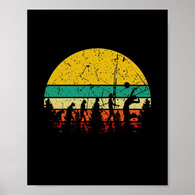 Poster Retrospectiva da Evolução do Voleibol (Frente)