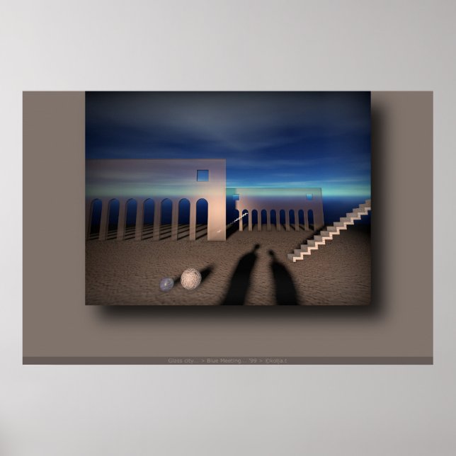 Pôster Reunião Azul... (Frente)