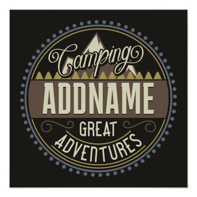 Pôster Reunião de Campanha de Viagem de Camp da Família d (Frente)