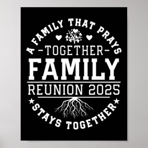 Poster Reunião de Família 2025 Uma Família Que Reza Junta