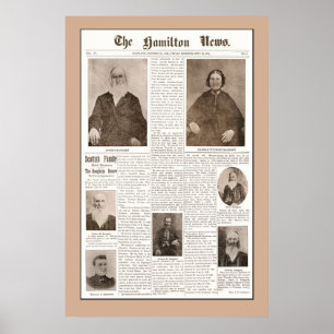 Pôster Reunião de família de Haughey - Sept 16, 1904 -