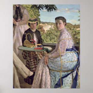 Poster Reunião de família, detalhe de duas mulheres, 18