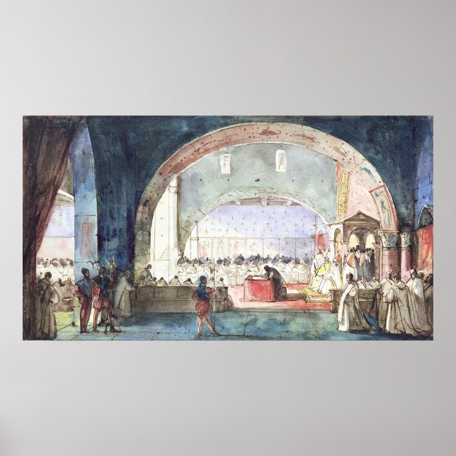 Pôster Reunião do Capítulo da Ordem do Templo (Frente)