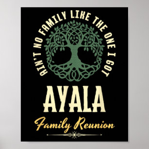 Poster Reunião Familiar 2025 Design de Combinação - Ayala