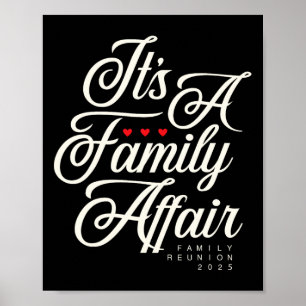 Poster Reunião Familiar 2025 Festa Engraçado Festa Famili