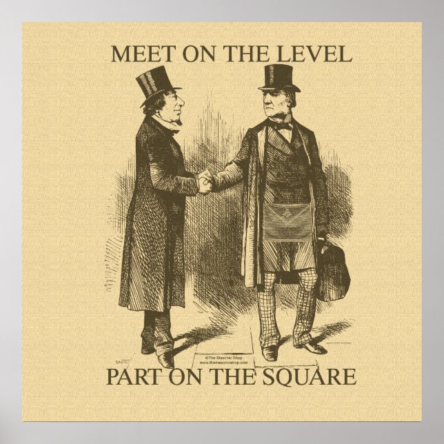 Poster Reunião Masônica (Frente)