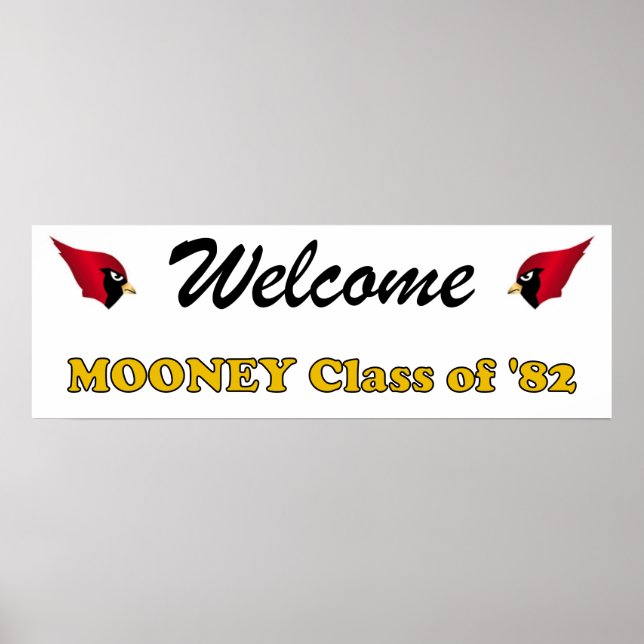 Pôster Reunion Welcome Banner (Frente)