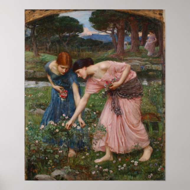 Pôster Reunir Ye Rosebuds Enquanto Pode - Waterhouse (Frente)