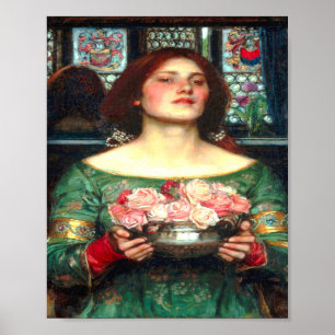 Poster Reunir Ye Rosebuds John William Waterhouse