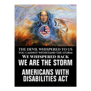 Pôster Rev Glossy Version AMERICANS WITH DISABLILILILIY A
