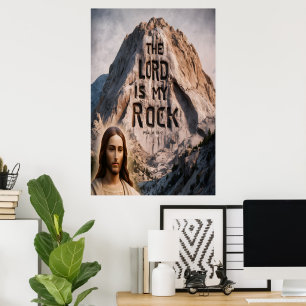 Poster Revelação Divina: O Senhor é a minha pedra