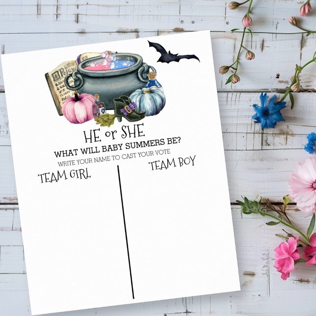 Poster Revelação do Sexo da Cervejaria Halloween Baby Vot (Criador carregado)