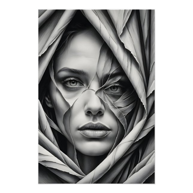 Pôster Revelação do Tecido Rasgado (Frente)