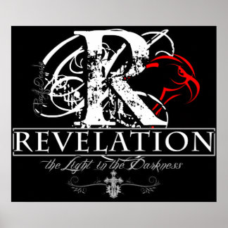 POSTER REVELATION e trabalho de arte enquadrado