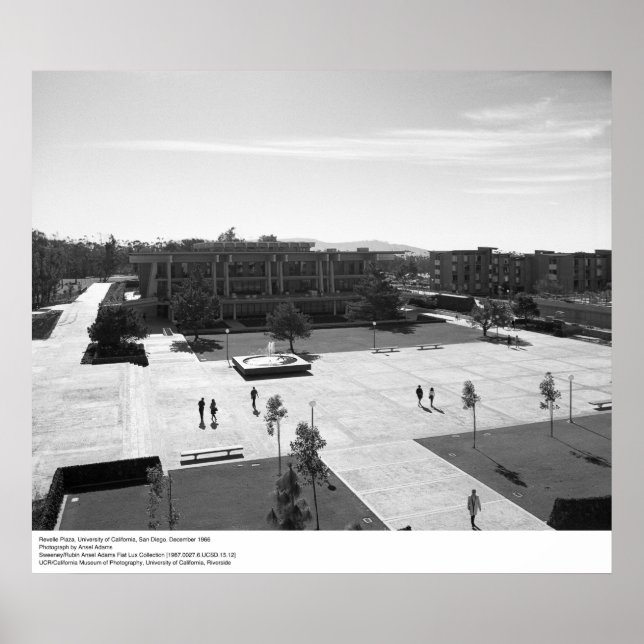 Pôster Revelle Plaza, UC San Diego, 1966 (Frente)