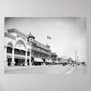 Pôster Revere Beach, Massachusetts, 1905