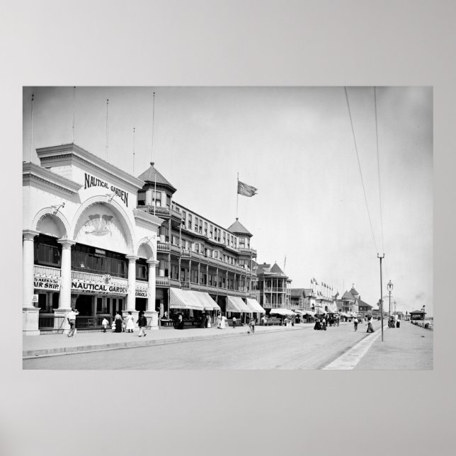 Pôster Revere Beach, Massachusetts, 1905 (Frente)