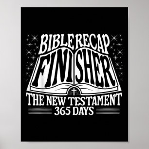 Poster Revisão da Bíblia Finisher 365 Dias Citação do Nov