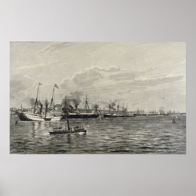 Pôster Revisão Naval em Kiel (Frente)