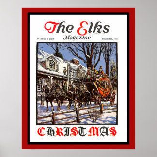 Poster Revista Elks 1930 Natal