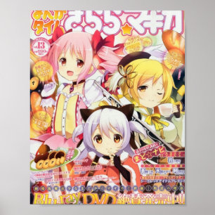 Poster revista mágica de meninas