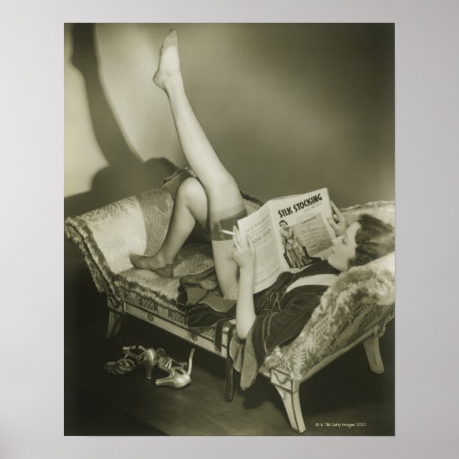 Pôster Revista Woman Reading (Frente)