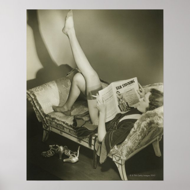 Poster Revista Woman Reading (Frente)