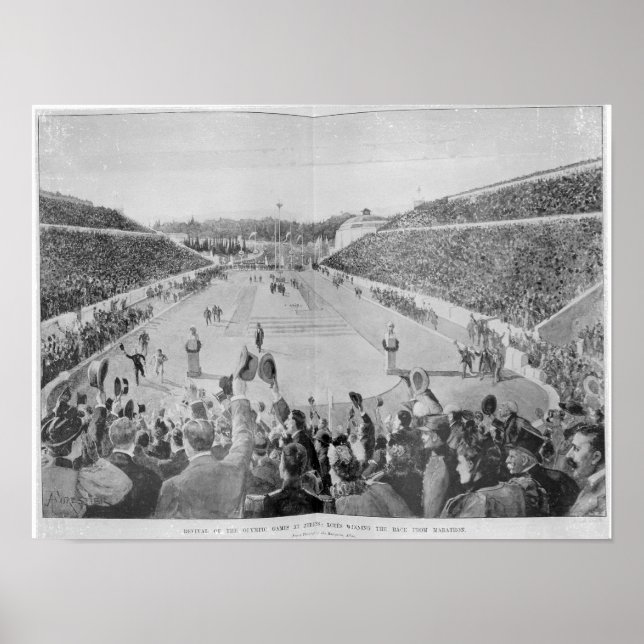 Pôster Revival of the Olympic Games in Athens (Frente)