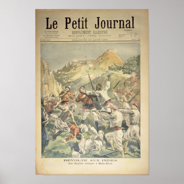 Pôster Revolta na Índia (Frente)