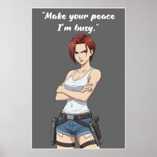 Poster Revy – Faça Seu Cartaz de Citação de Paz Arte de