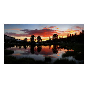 Pôster Reymann Lake Sunset - Yosemite