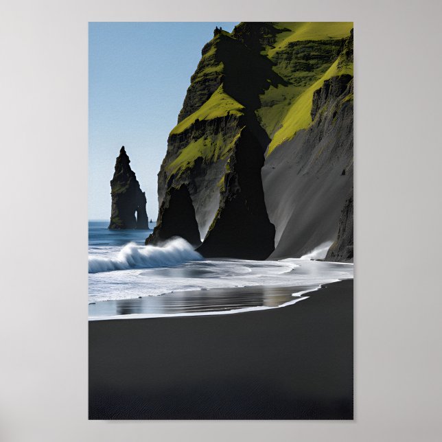 Poster Reynisfjara Black Sand Beach (Frente)