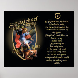 POSTER REZA PARA O SANTO MICHAEL ARCHANGEL