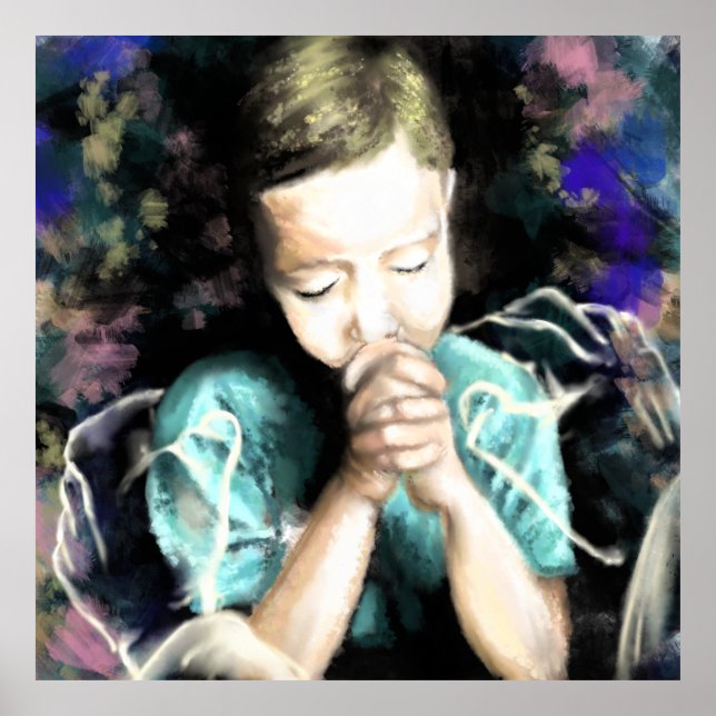 Poster Reze pela Paz - Por favor - Sem guerra - Esperança (Frente)