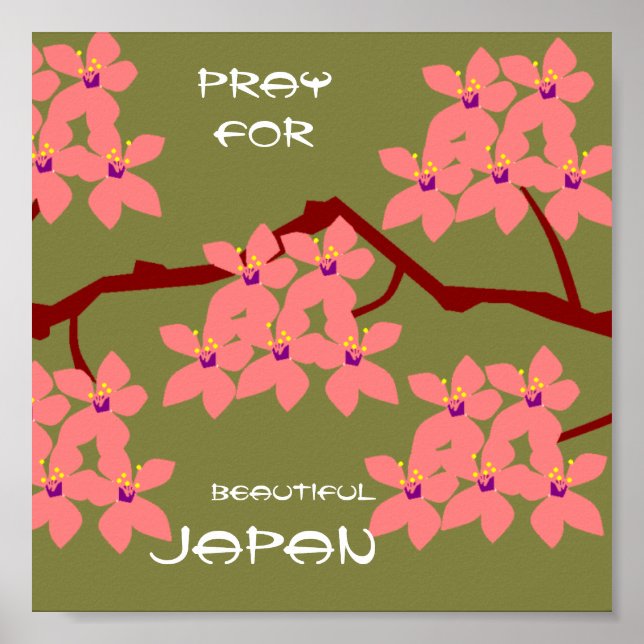 POSTER REZE PELO JAPÃO LINDO (Frente)
