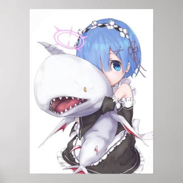 Poster ReZero Rem fofa (Frente)