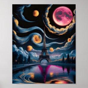 Poster Rhapsodia Parisiense Cósmica
