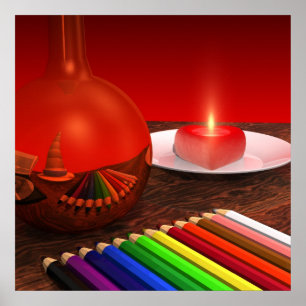 Pôster Rhapsodie em Vermelho