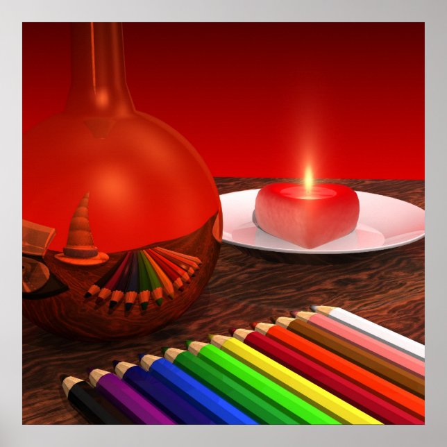 Pôster Rhapsodie em Vermelho (Frente)