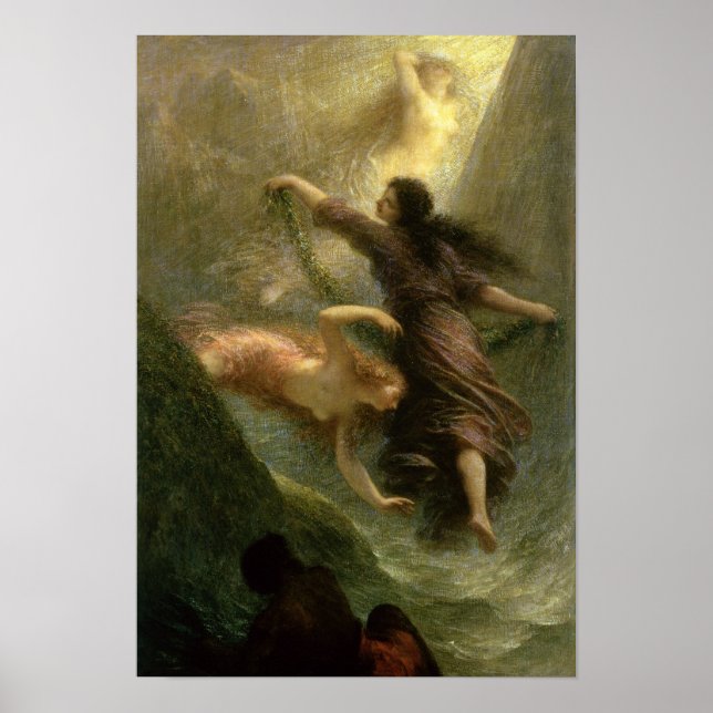 Pôster Rheingold, primeira cena, 1888 (Frente)