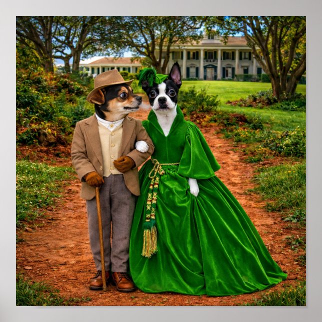 Poster "Rhett & Scarlett" (Frente)