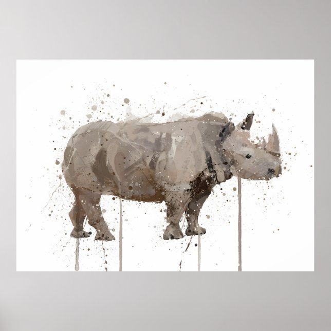 Poster Rhino (Frente)