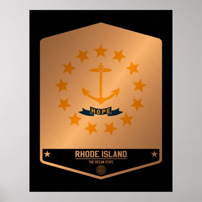 Poster Rhode Island (Frente)